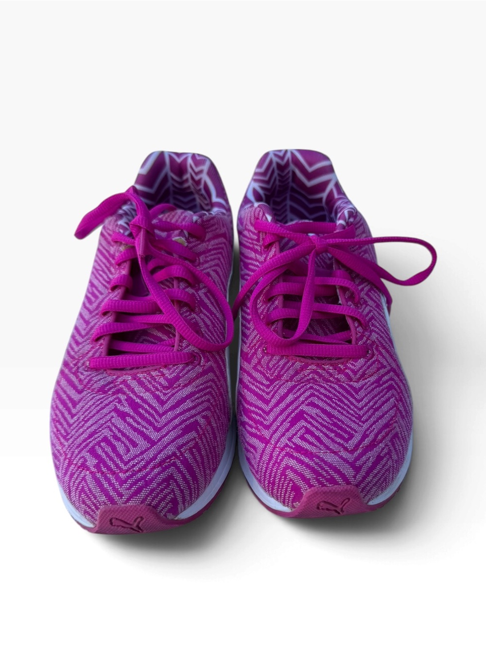 Puma Women’s Bright Magenta Patterned Athletic Sneakers